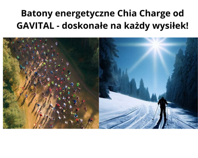 Batony energetyczne Chia Charge doskonałe na każdą pogodę na każdą porę roku